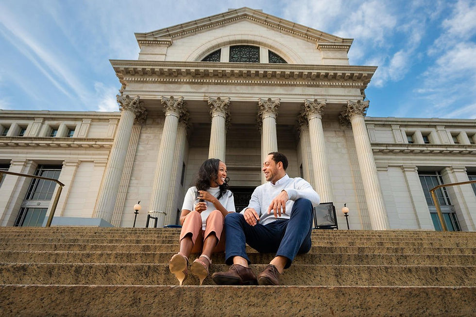 Kathryn and Phill Engagement Session in Washington DC — photograph 1