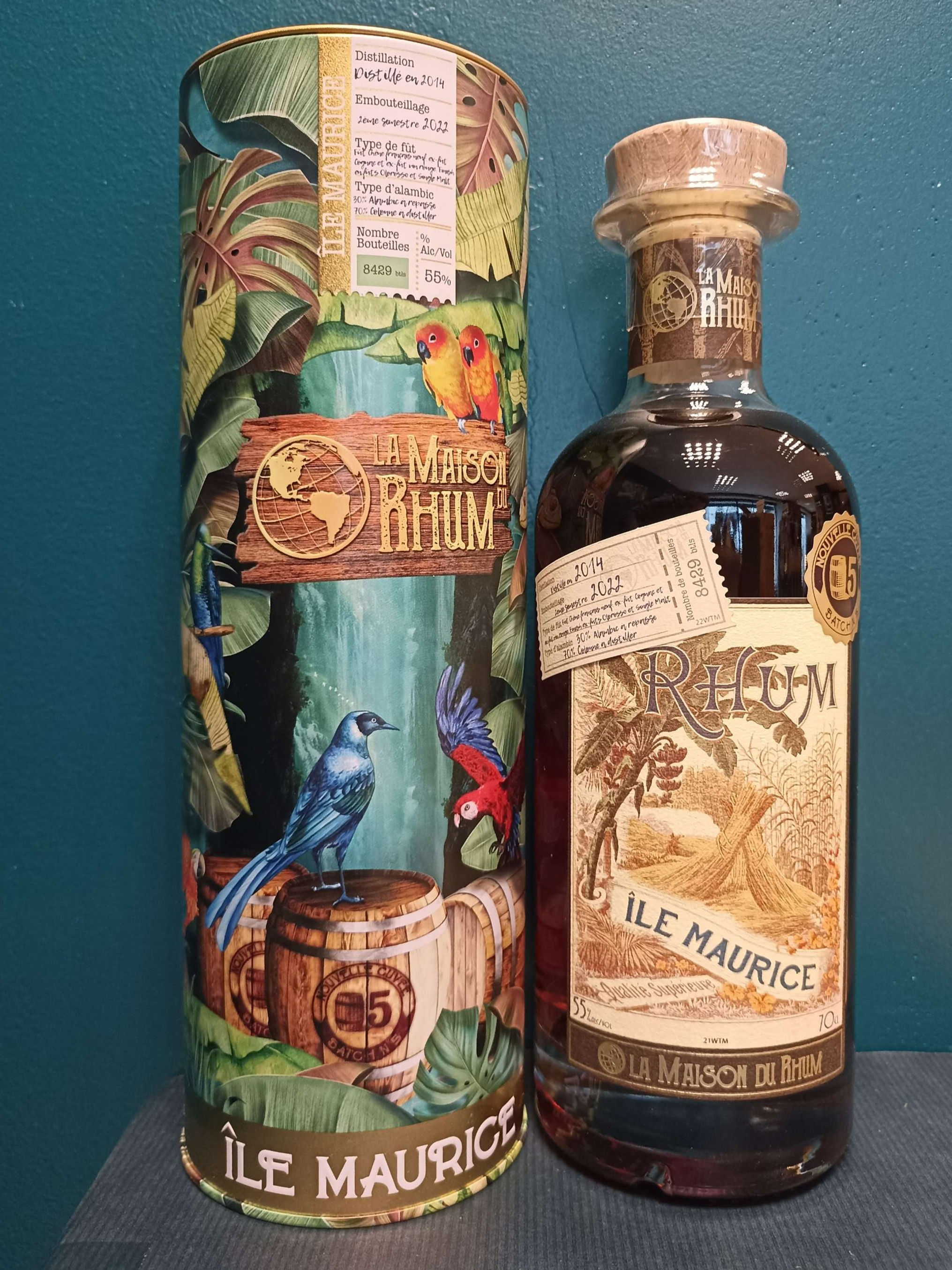 Rhum Maison du rhum Île Maurice batch 5