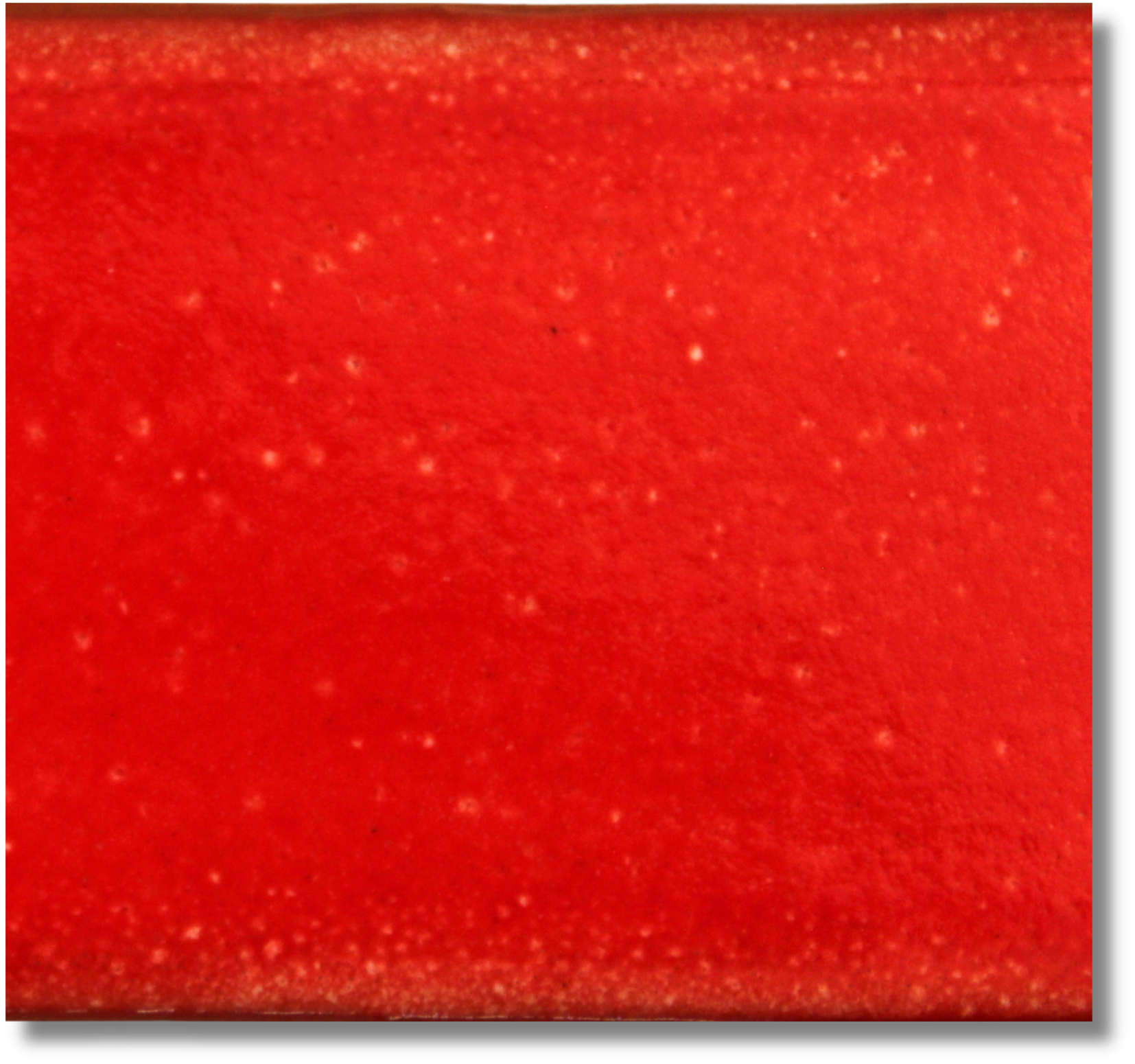 Bright Red colour-field tiles