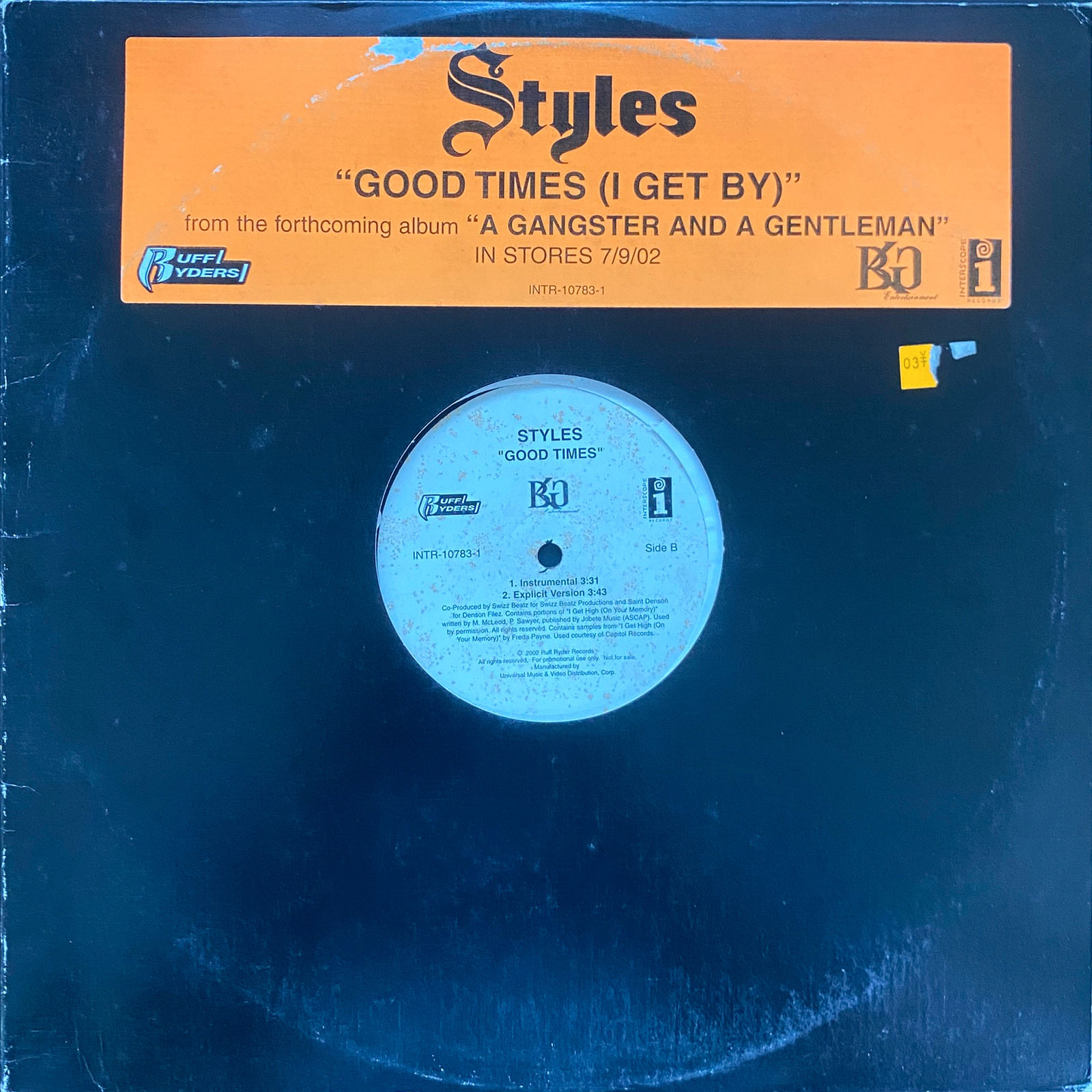 Styles P - Good Times (I Get By) cover