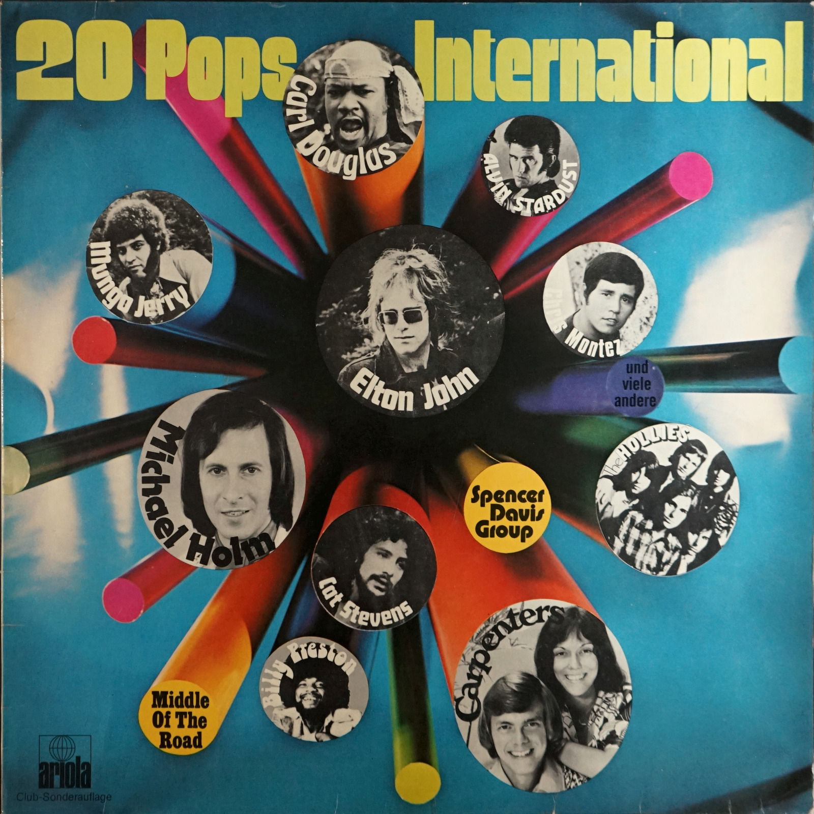 Various Artists - 20 Pops International front cover