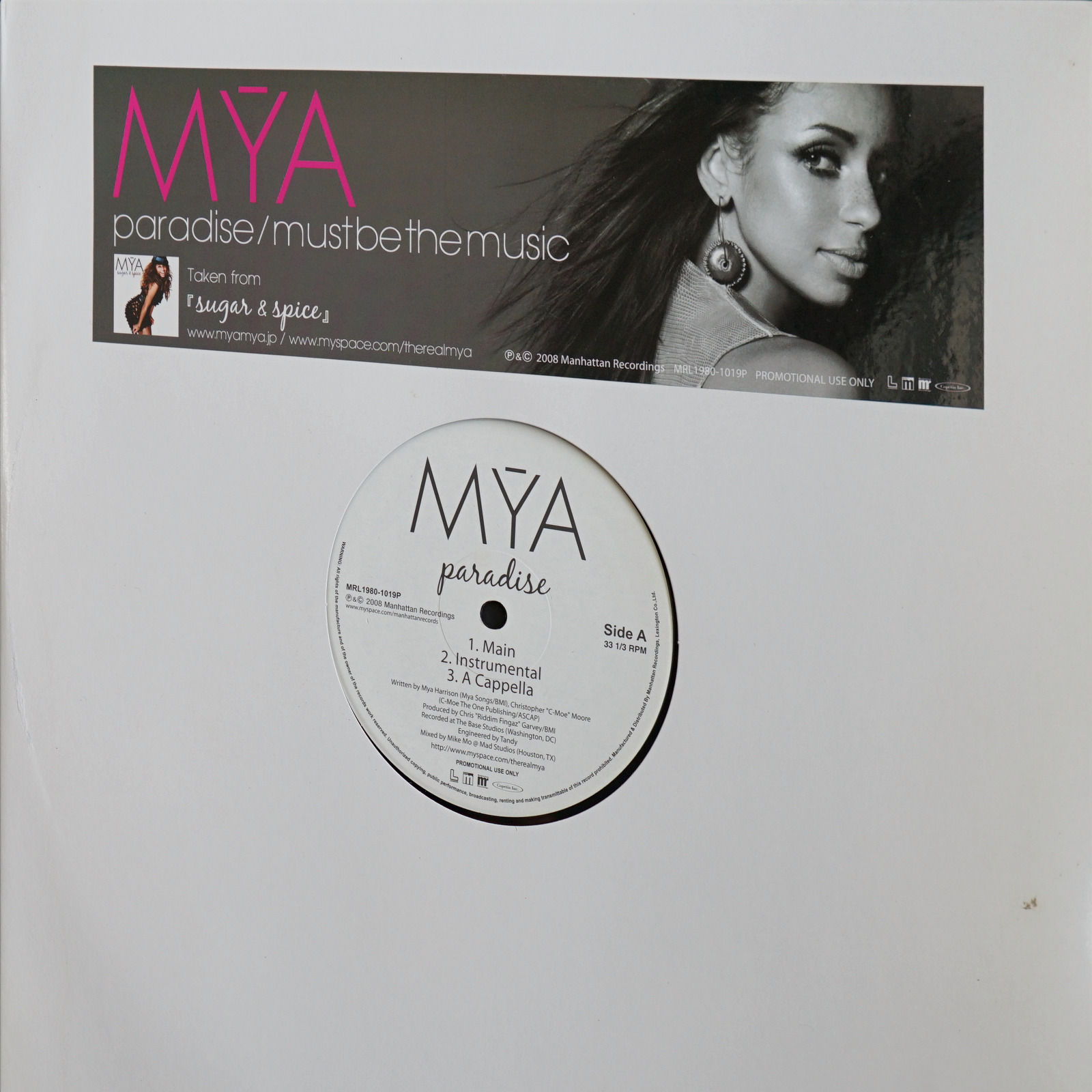 Mýa - Paradise / Must Be The Music cover
