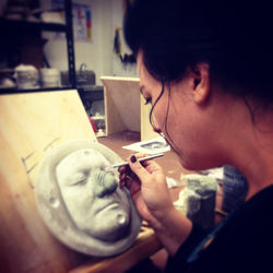 #mua #sculpting #sculpture #nothingbuttrouble #fx #snappositive #snapmold #HaveASenseOfHumor  #LifeI