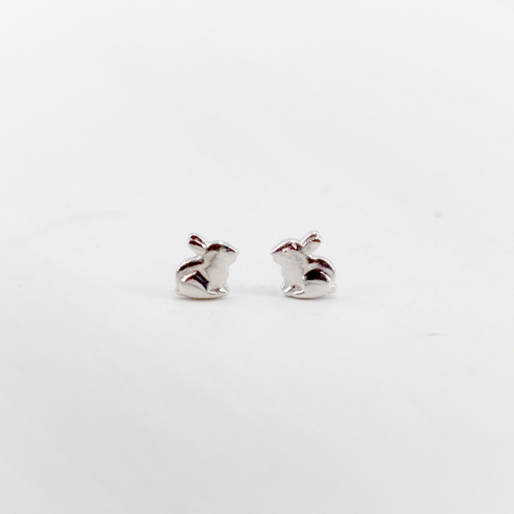 Boucles d'oreilles Argent Lapin - Enfant