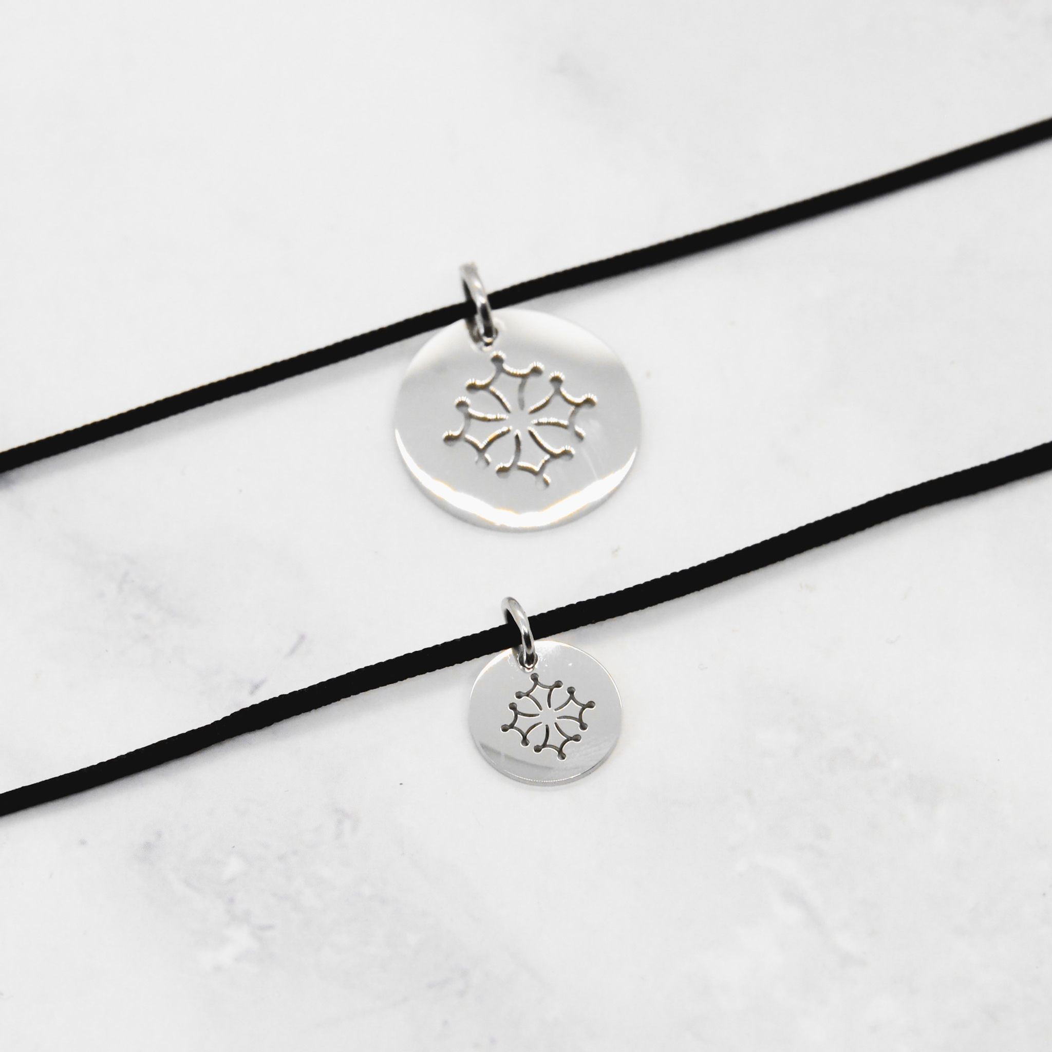 Bracelet cordon Croix Occitane💎