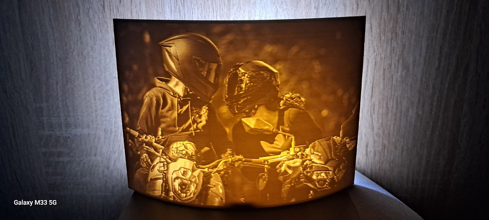 Miniature : Lithophanie 3D Personnalisée avec Votre Photo