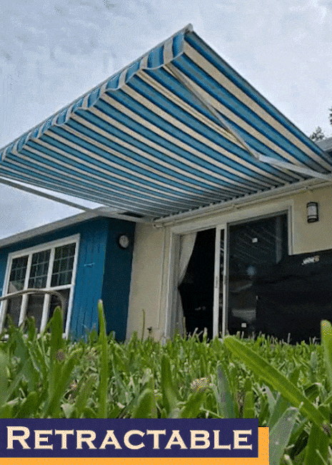 Retractable awning