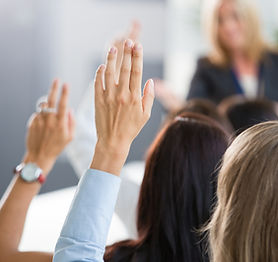 グループ・オブ・女性・投票時に、セミナー