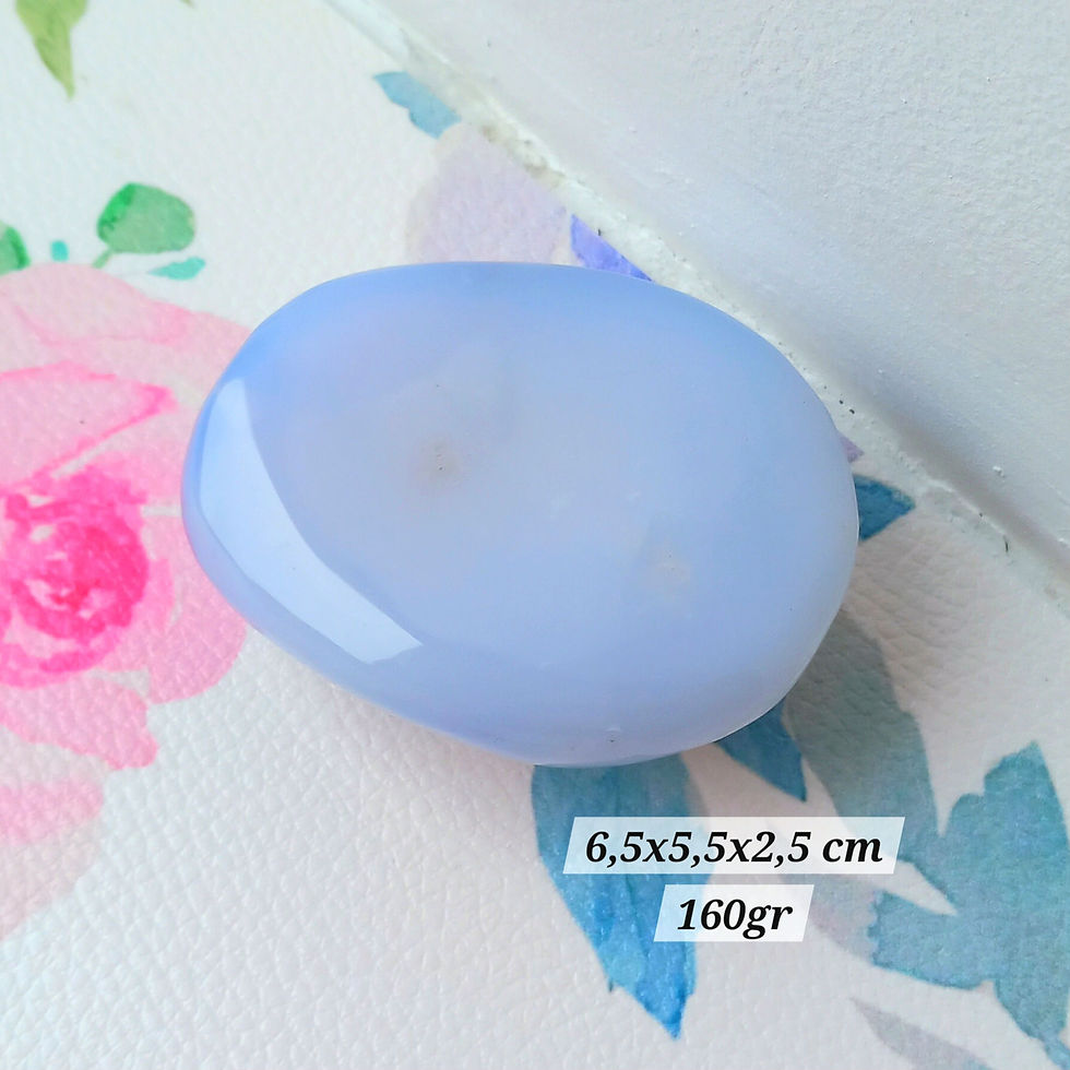 Miniature : Développe la mémoire, la confiance en soi 🔮 Calcedoine bleue 💎