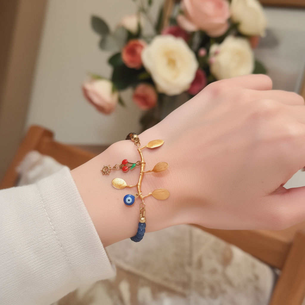 Bracelet “Branche Protectrice” – Œil de Tigre & Sodalite