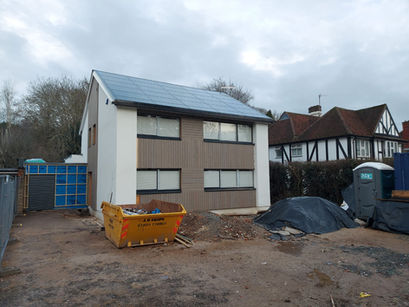 The scaffolding is down!