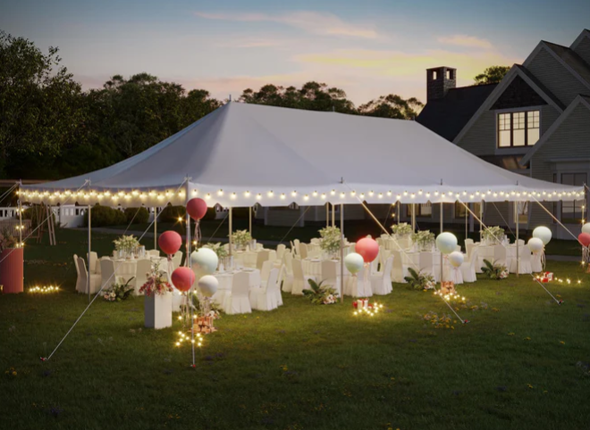 60 X 20 Canopy Tent- Set up/Takedown