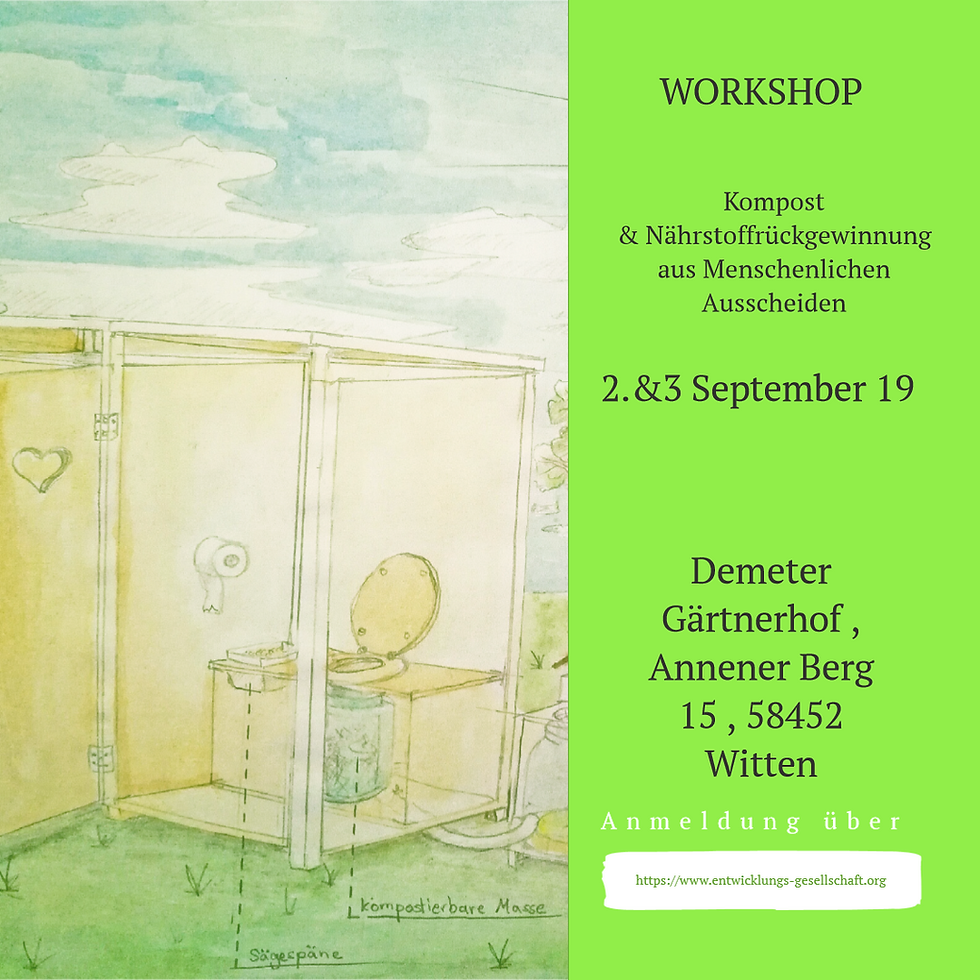 Workshop - Kompostklo & Nährstoffrückgewinnung