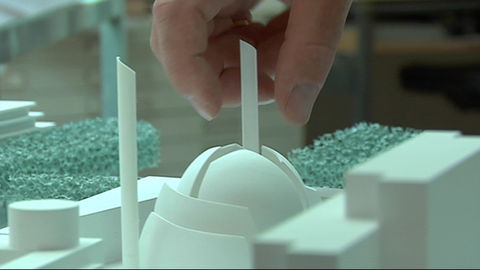 Halbmond über Köln