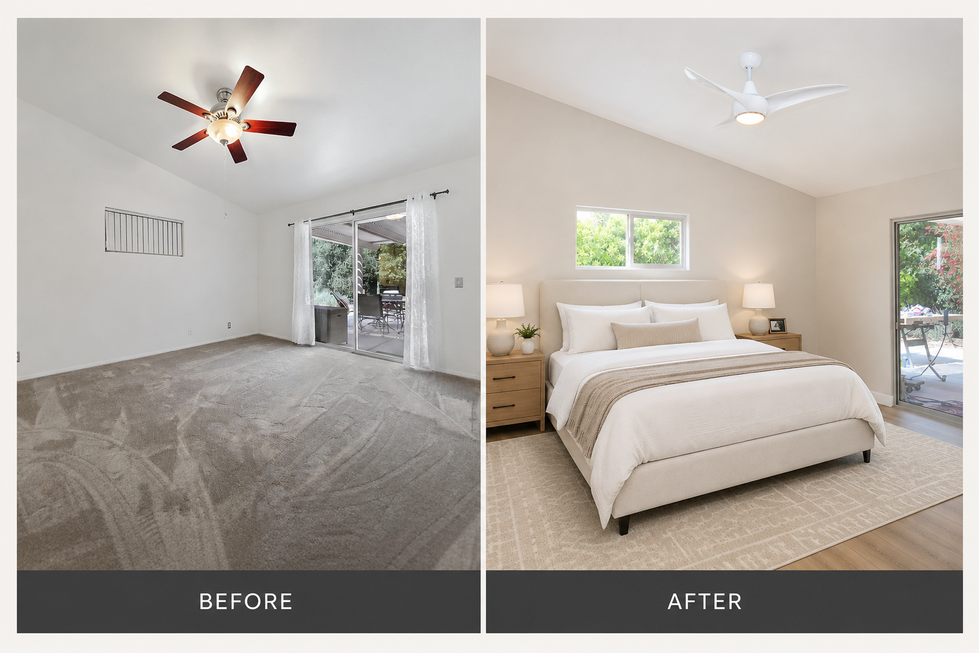Primary bedroom retreat