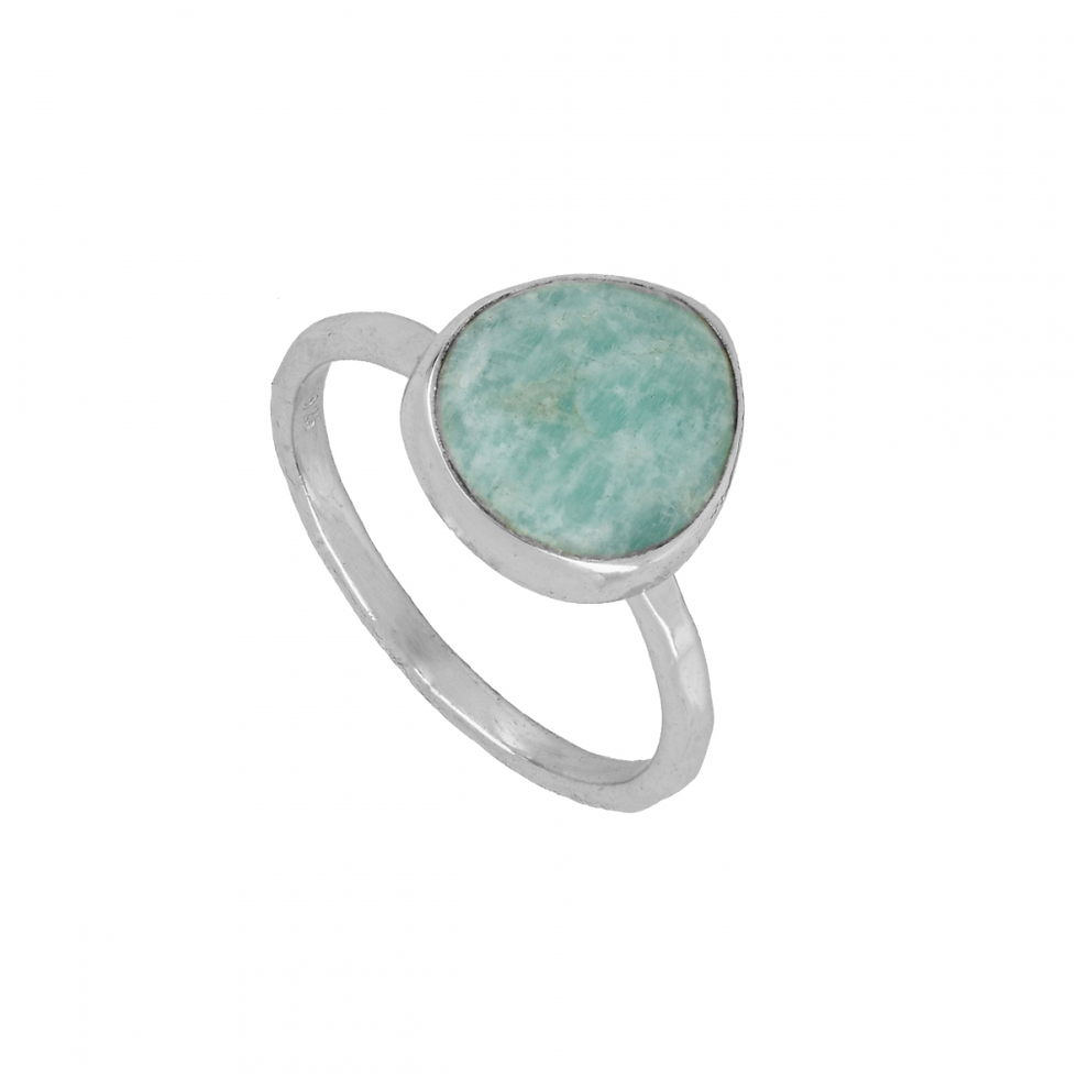 Miniatura: Anillo DHARA Amazonita