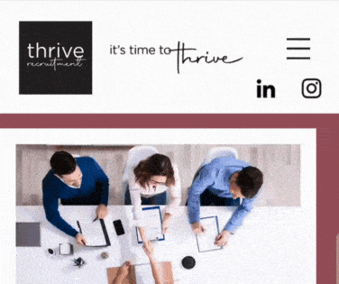 Thrive Recruitment Inc. Website - Yin Executive Services