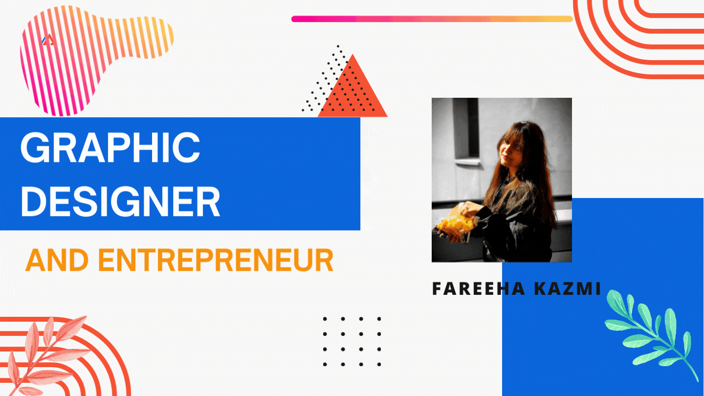 Blue and Orange Modern Streetwear Presentation.gif