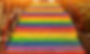 LGBT social movements, Gay rights movement Colorful concrete stairs outdoors. Sunny day.