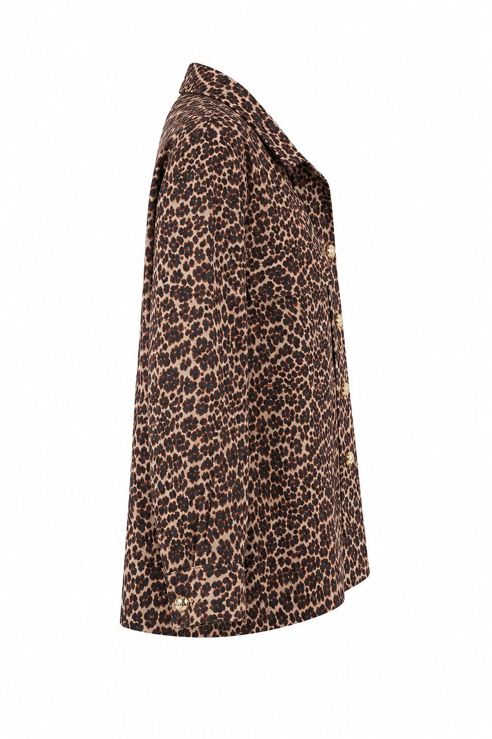 chaqueta antelina animal print
