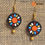 Thumbnail: Multicolour Round Terracotta Jewellery Set