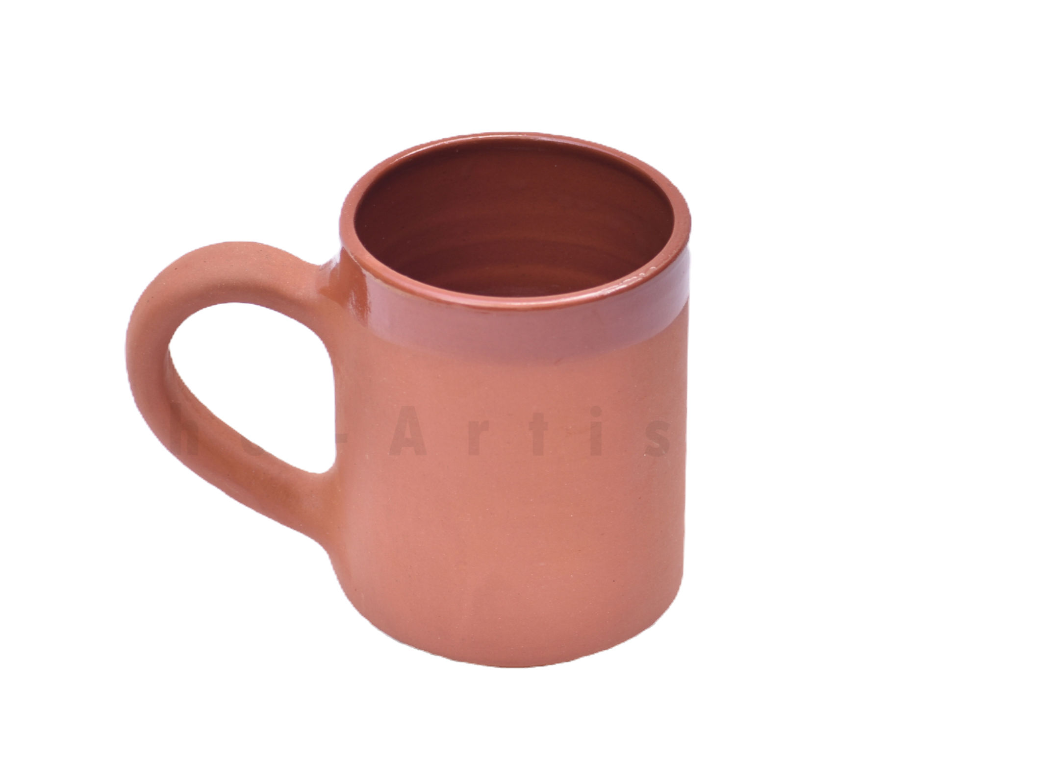 Terracotta Coffee Mug with Ceramic Coating