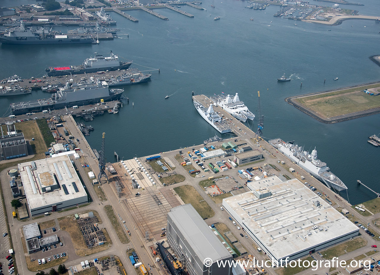 Den Helder Haven, luchtfoto