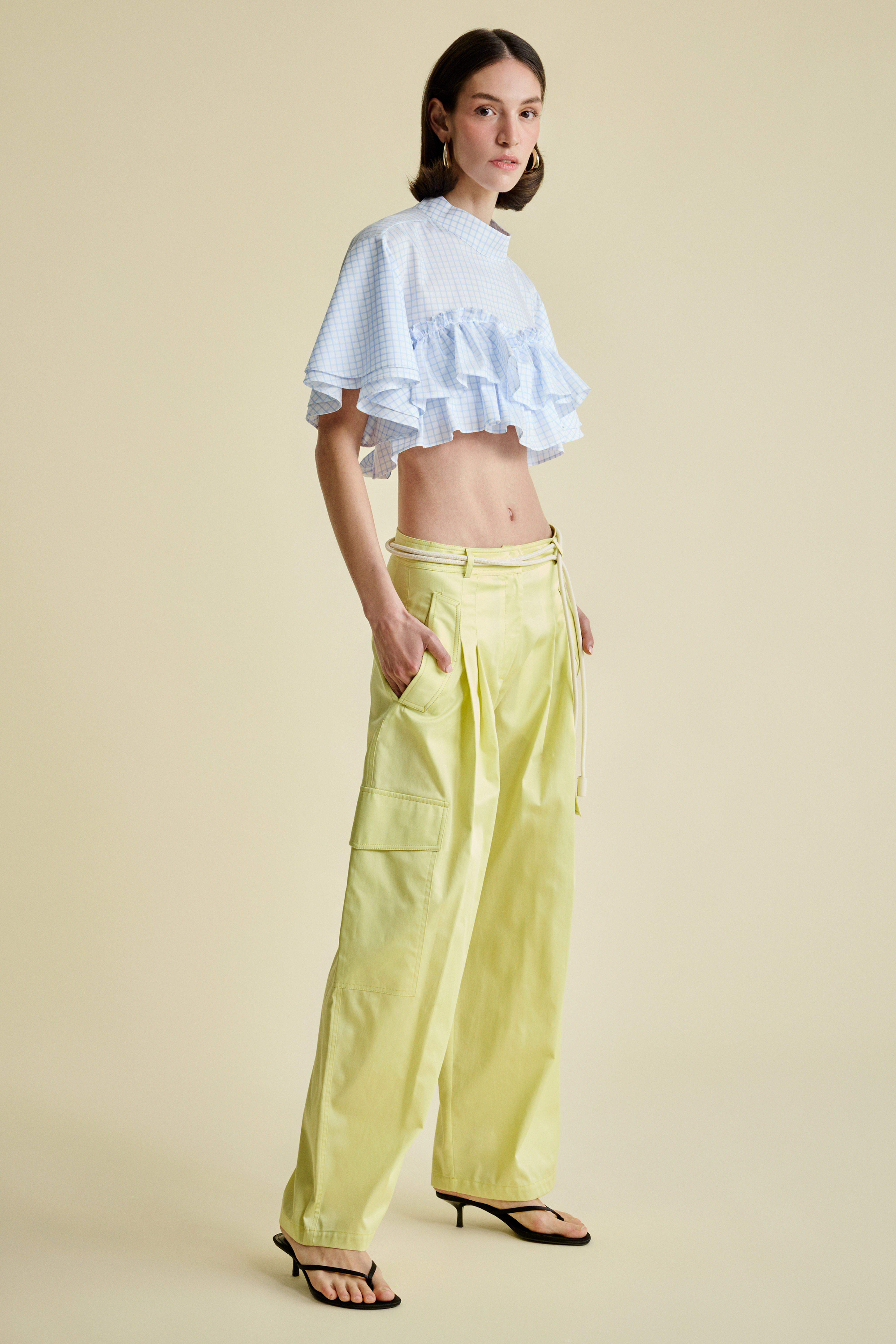 Solar Lime Cargo Pantolon