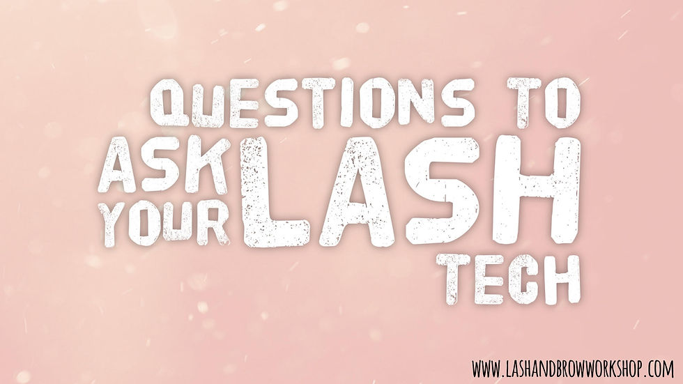 Kris Romsee from Lash & Brow Workshop in Torquay, Devon gives you a few tips on how to decide which lash tech is right for you.