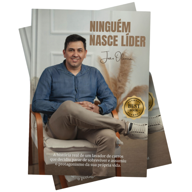 Capa do livro Ninguém Nasce Líder