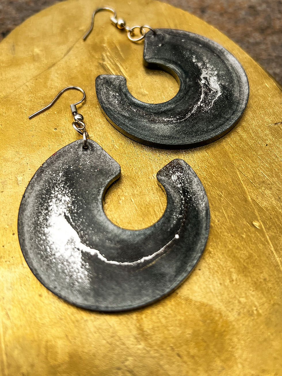 Thumbnail: half hoop earrings