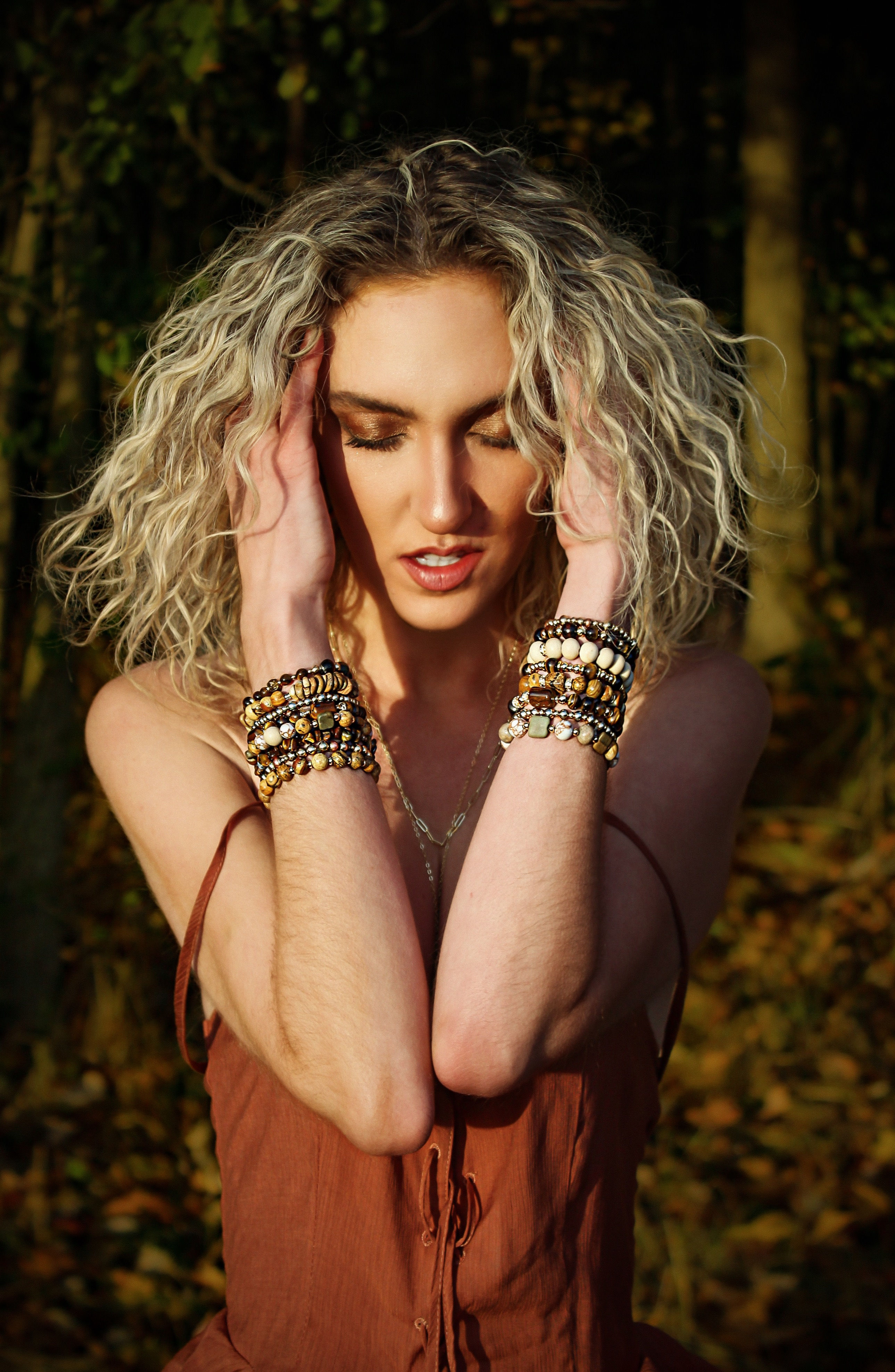 eye of the tiger bracelet set