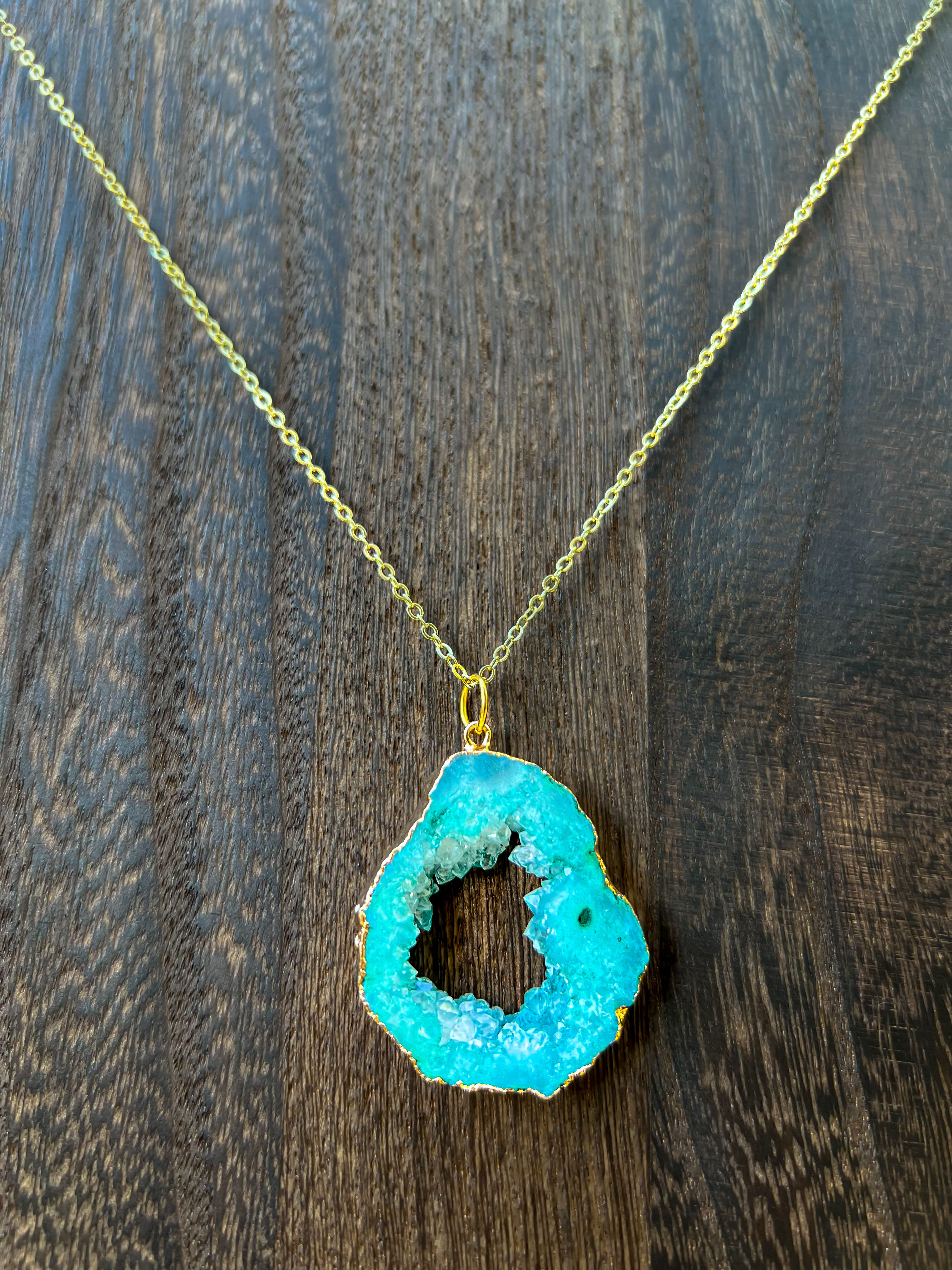 aquamarine is so beautiful necklace