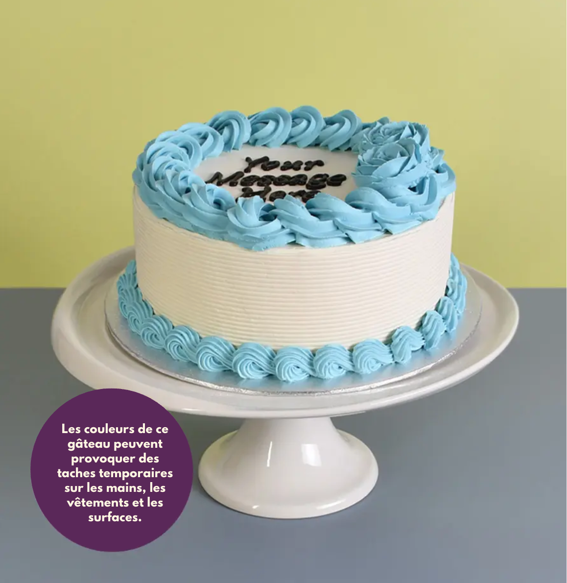 Gâteau Tourbillon Thème de Couleurs