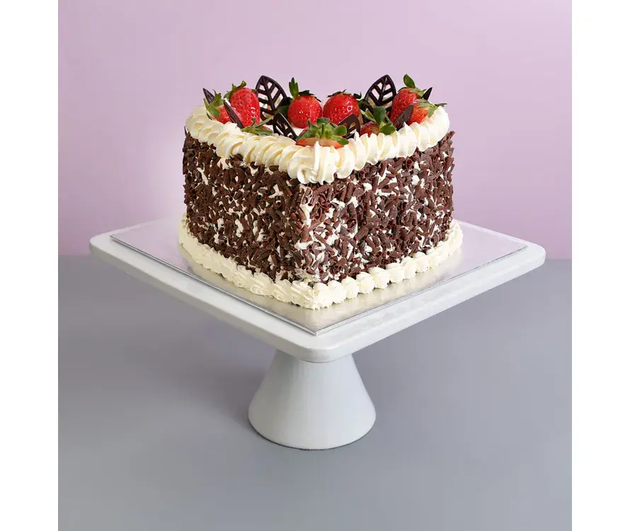Cœur au Chocolat avec Fraises