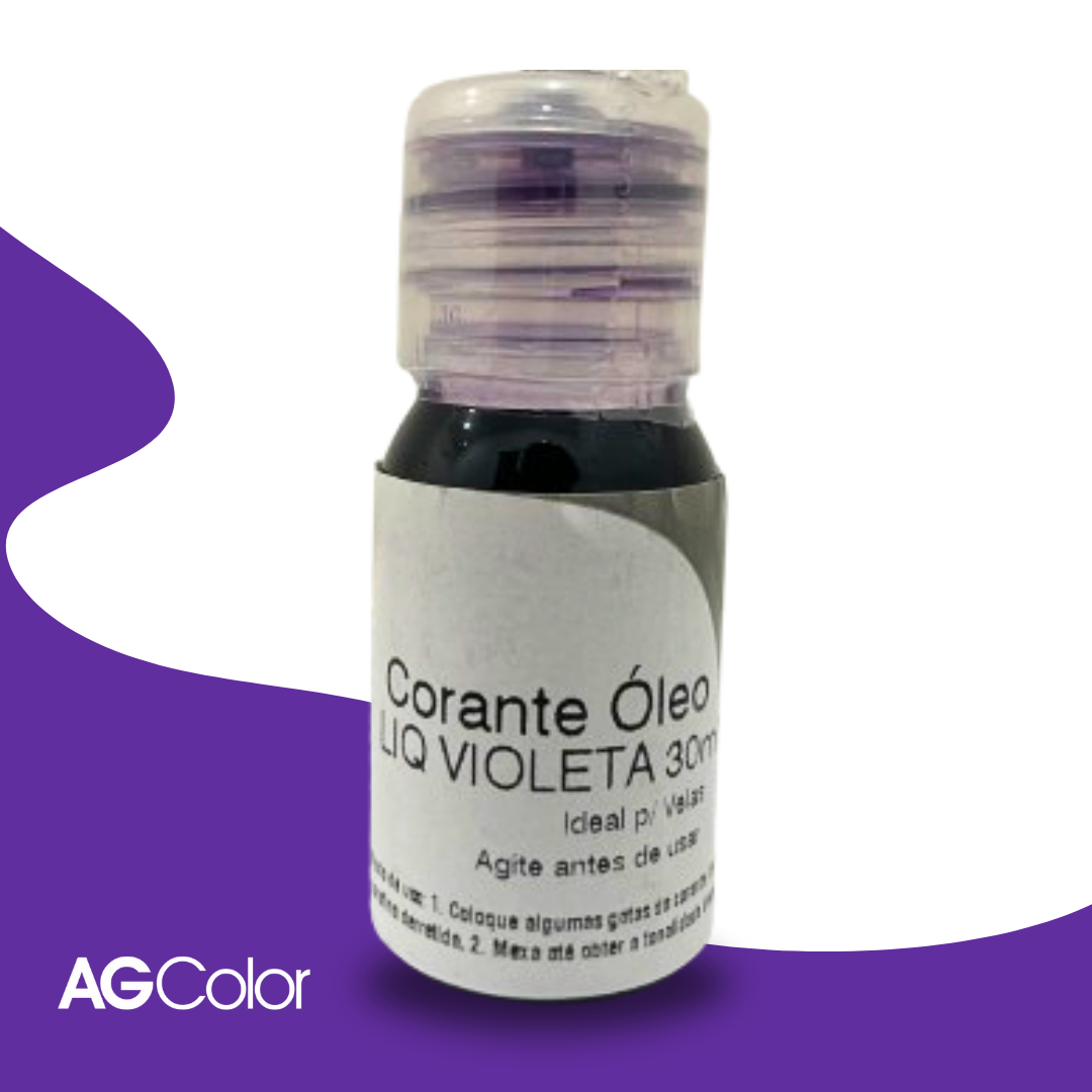 Corante Óleo Líquido Violeta - 30ml