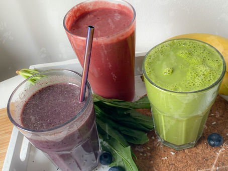 3 fruchtig, süße Smoothie Inspirationen