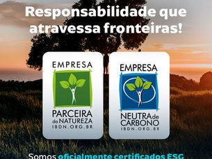 Logística verde: Brisk é reconhecida e certificada como Parceira da Natureza e Neutra em Carbono