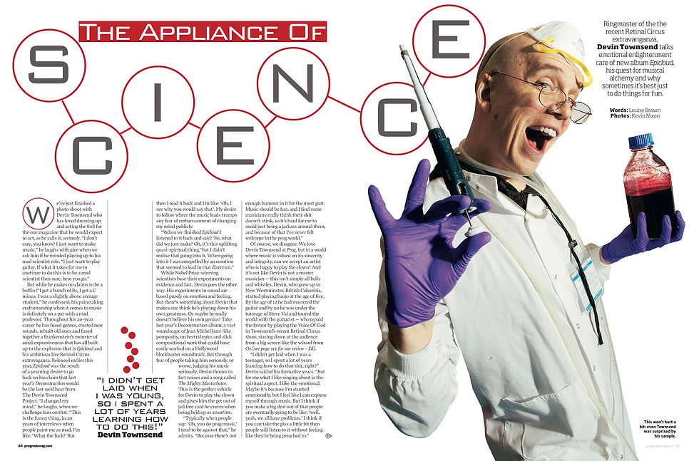 Devin Townsend for Prog Rock