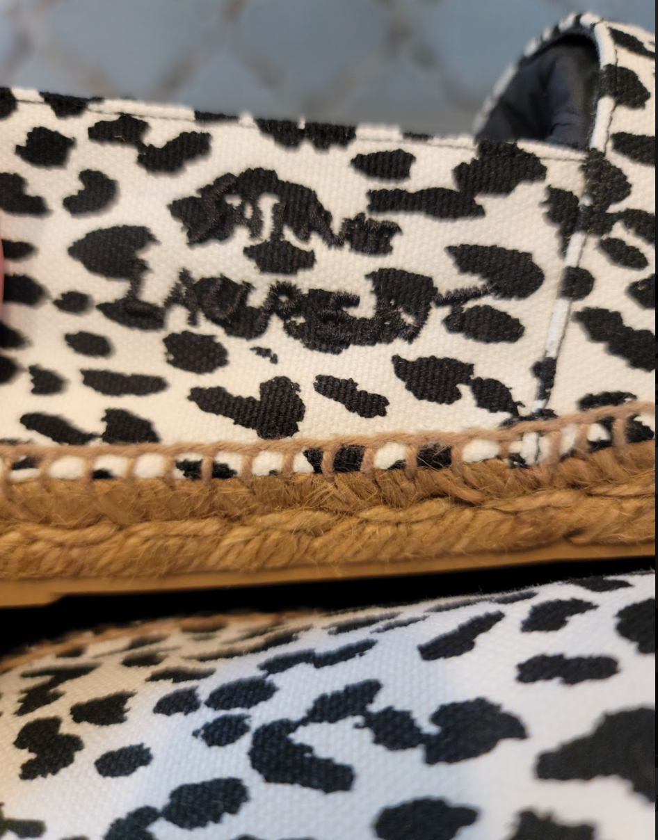 Thumbnail: SAINT LAURENT black & white Espadrille