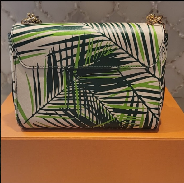 Thumbnail: Louis Vuitton Limited Edition Cruise MM Green Multi Palms Print Made in France