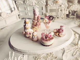  【Maison de Luce】ちょっぴりダークでとってもお菓子なお茶会シリーズ/miniature#09