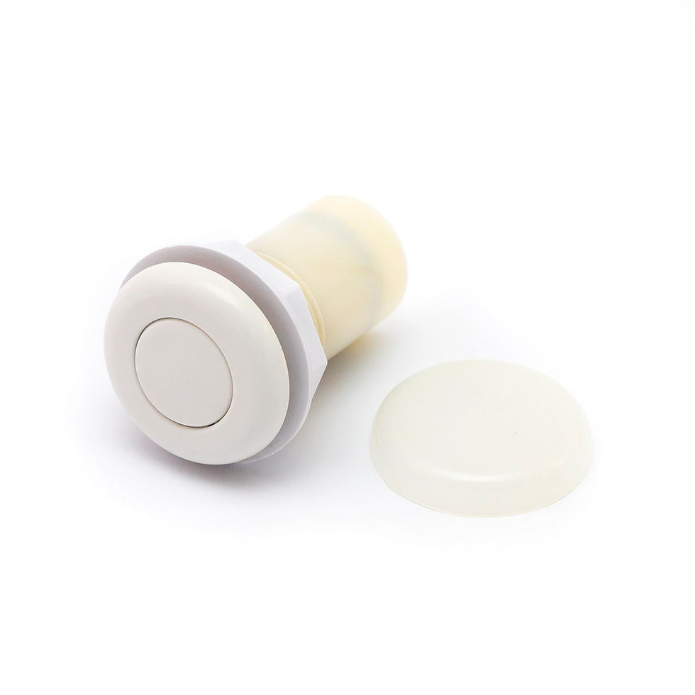 Miniatura: Botão Pneumático Completo Branco