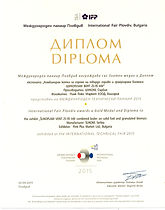 Diploma sajma u Bugarskoj 2015