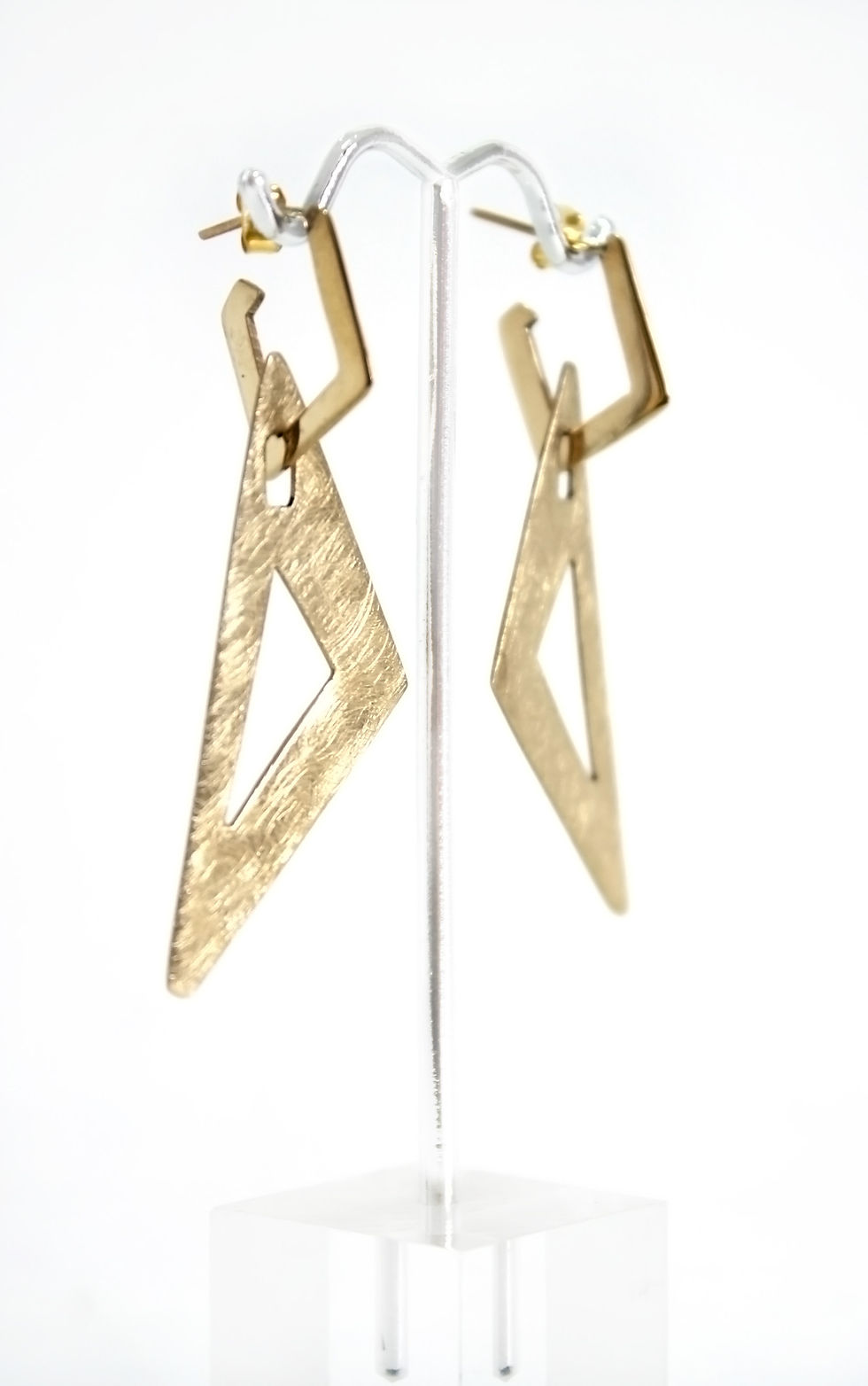 Aretes bronce dorado