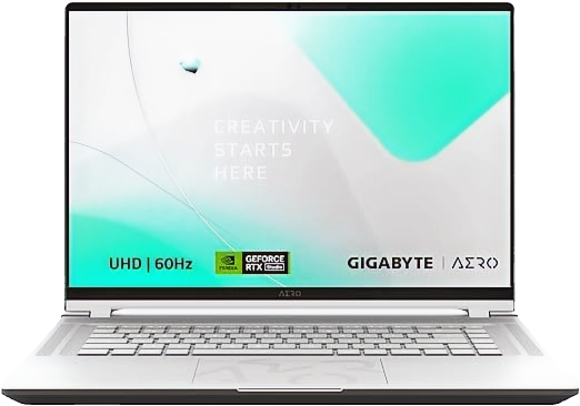 "Gigabyte Aero 16 2024 powerful high-end laptop with OLED display and NVIDIA RTX graphics for multimedia professionals"