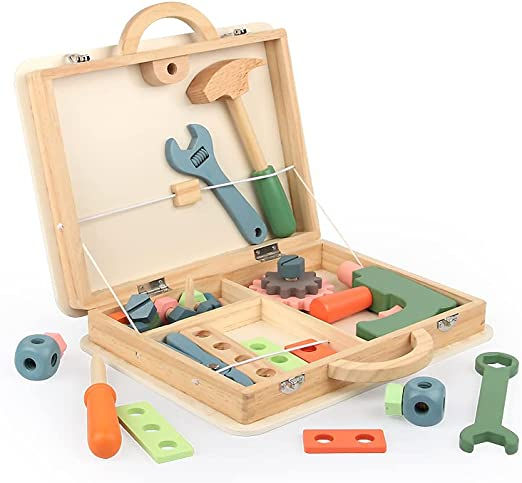 Thumbnail: Wooden Tool Box Building Sets
