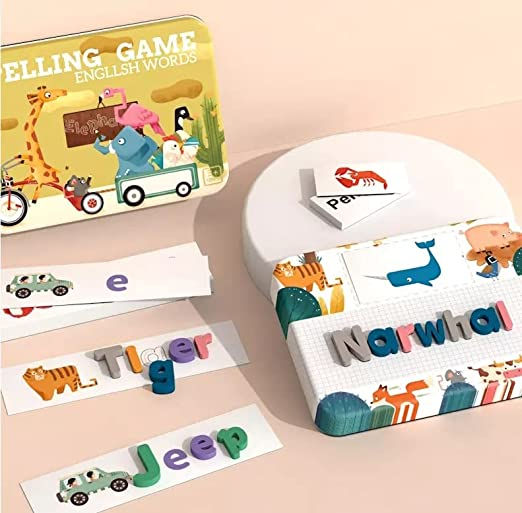 Thumbnail: See and Spelling Learning Toy Matching Alphabet Word Game with Toys