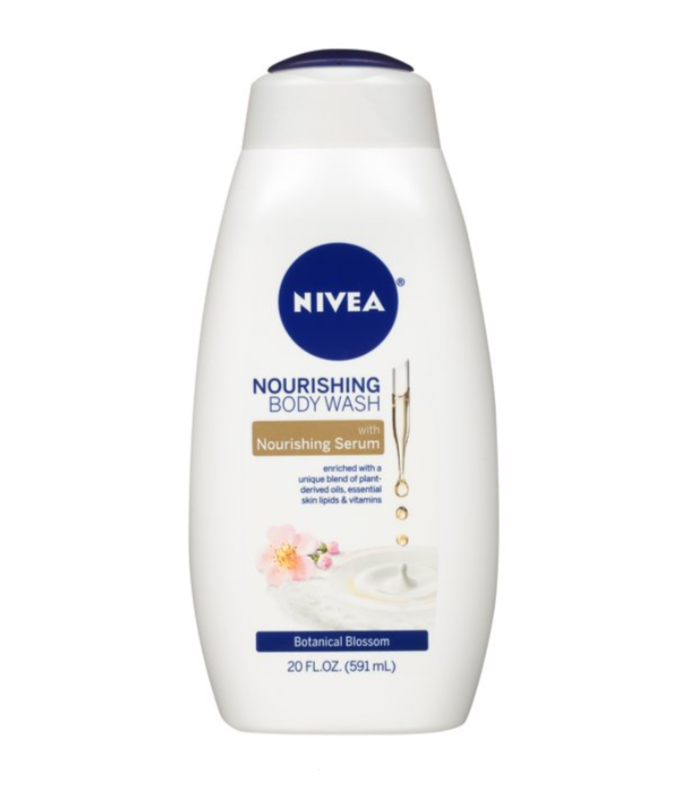 NIVEA Nourishing Botanical Blossom Body Wash with Nourishing Serum, 20 fl. oz.