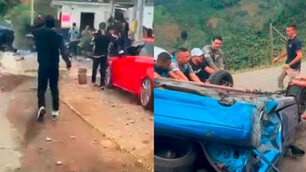 Accidente en competencia automovilística dejó 1 persona muerta y 11 heridos